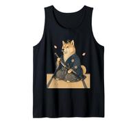 Samurai Shiba Inu Ukiyo E Japanese Kimono Tank Top
