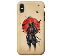 Samurai SHOGUN Red Sun Case for Vintage Japanese Warrior Case for iPhone X/XS
