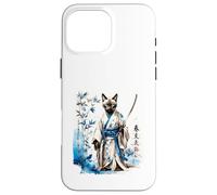 Samurai Siamese Cat Warrior. Japanese Ink Art Japan Design Case for iPhone 16 Pro Max