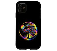 Samurai Silhouette Tree Moon Japanese Art Illustration Case for iPhone 11