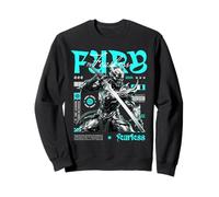 Samurai Skeleton Fearless Warrior Fury Sword Streetwear Sweatshirt