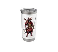 Samurai Skeleton Katana Sword Japanese Warrior Historical Stainless Steel Insulated Tumbler