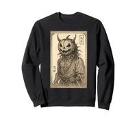 Samurai Skeleton Pumpkin Japanese Ukiyo-e Bushido Sweatshirt