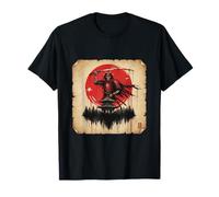 Samurai Skeleton Reaper Japanese Dark Fantasy T-Shirt