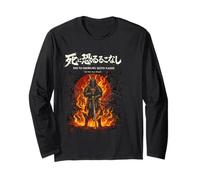 Samurai Skeleton Warrior Do Not Fear Death Katana Long Sleeve T-Shirt