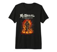 Samurai Skeleton Warrior Do Not Fear Death Katana Premium T-Shirt