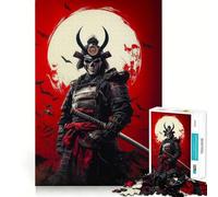 Samurai Skull Warrior 1000 Piece Jigsaw Puzzles for Adults Teenagers Intellect Toy Home Enjoy Quality Cut Classic Gift (50x75cm)