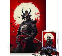 Samurai Skull Warrior 1000 Piece Jigsaw Puzzles for Adults Teenagers Intellect Toy Home Enjoy Quality Cut Classic Gift (50x75cm)