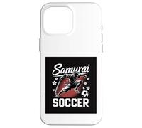 SAMURAI Soccer Warrior Spirit Football Katana Blade Athletic Case for iPhone 16 Pro Max