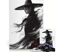 Samurai Spirit 1000 Pieces Jigsaw Puzzles for Adults Memory Gain Calm Mind Design Assembly Creative Gift (50x75cm)