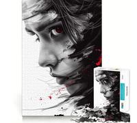 Samurai Spirit Jigsaw Puzzles for Adults 1000 Pieces Brain Skill Relaxed Mind Exact Edge Art Collection Piece (50x75cm)