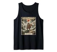 Samurai Squirrel Japanese Ukiyoe Style Warrior Tank Top