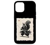 Samurai Squirrel Japanese Warrior Ink Art Vintage Ukiyo-e Case for iPhone 12/12 Pro