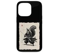 Samurai Squirrel Japanese Warrior Ink Art Vintage Ukiyo-e Case for iPhone 13 Pro