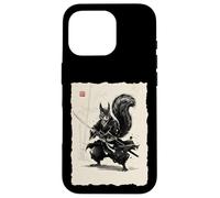 Samurai Squirrel Japanese Warrior Ink Art Vintage Ukiyo-e Case for iPhone 16 Pro
