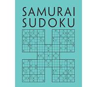 Samurai Sudoku: 200 schwere Rätsel für schlaue Köpfe | Sudokuheft für Erwachsene | Gehirnjogging und Zeitvertreib | Rätselblock gegen Langeweile