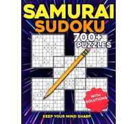 Samurai Sudoku 700+ Puzzles Book: Samurai Sudoku Puzzle Book for Advanced Players