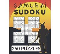 Samurai Sudoku Puzzle Book: 1250 Sudoku Puzzles Overlapping into 250 Samurai Style Sudoku Puzzles, 1 per Page