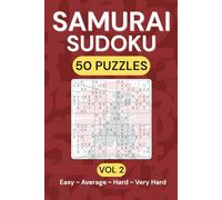 Samurai Sudoku Puzzle Book for Adults: Hours of Brain-Training Fun Across 5 Overlapping Grids ~ Vol. 2 (Samurai Sudoku Challenge Vol. 1 - 3)
