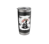 Samurai Sushi Roll Funny Anime Japanese Vintage Ukiyo-e Art Stainless Steel Insulated Tumbler