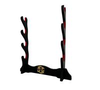 Samurai Sword Holder Stand - Black 4-Tier