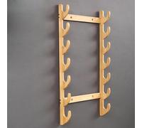 Samurai Sword Katana Display Holder Stand Bracket Hanger - Bamboo Swords Display Wall Mount for Katana/Samurai/Tanto - Universal Weapon Rack for Japanese Samurai Display Stand