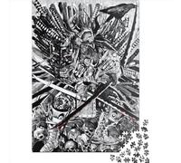 Samurai Swords 1000 Piece Puzzles For Adults Creative Rectangular Puzzle Wooden Puzzle Puzzle Jigsaw for Friends Family 1000pcs (75x50cm)