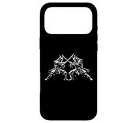 Samurai Swords Crossed Emblem Line Art Warrior Clash Japan Case for iPhone 17 Pro Max