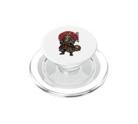 Samurai Tanuki Raccoon Dog Japanese Warrior Animal PopSockets PopGrip for MagSafe