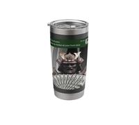 Samurai There is Motion At Your Front Door Japanese Warrior Stainless Steel Insulated Tumbler