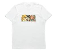 Samurai Tiger Battle Graphic Tee, male, Maharishi, T-Shirts, White, S, Tops S