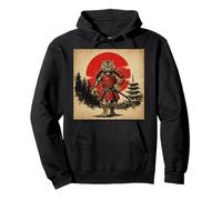 Samurai Tiger Warrior Japanese Mythology Art Pullover Hoodie