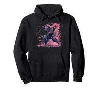 Samurai Tiger Warrior Katana Japan Pullover Hoodie