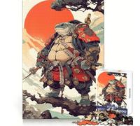Samurai Turtle 1000 Pieces Jigsaw Puzzles for Teenagers Mental Toy Stress Relief Premium Cut (38x52cm)
