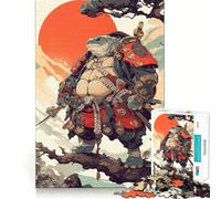 Samurai Turtle 1000 Pieces Jigsaw Puzzles for Teenagers Mental Toy Stress Relief Premium Cut (38x52cm)