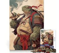 Samurai Turtle Jigsaw Puzzles for Adults 1000 Piece Strengthen Recall Casual Fun Quality Edge Stylish Gift (50x75cm)