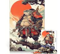 Samurai Turtle Jigsaw Puzzles for Teenagers 1000 Piece Mind Challenge Toy Relaxing Fun Precise Cut Festive Gift (50x75cm)