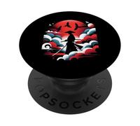 Samurai Under the Red Moon PopSockets Adhesive PopGrip