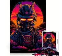 Samurai Vivid Color 1000 Piece Jigsaw Puzzles for Teenagers Memory Boost Home Leisure Image Assembly Lovely Gift (38x26cm)
