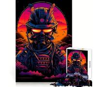 Samurai Vivid Color Jigsaw Puzzles 1000 Pieces for Adults Logic Sense Toy Leisure Time Smooth Edge Seasonal Gift (50x75cm)