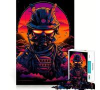 Samurai Vivid Color Jigsaw Puzzles 1000 Pieces for Adults Logic Sense Toy Leisure Time Smooth Edge Seasonal Gift (50x75cm)