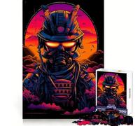 Samurai Vivid Color Teenager Jigsaw Puzzles 1000 Pieces Mind Puzzle Casual Relax Image Assembly Heartfelt Gift (38x52cm)
