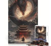 Samurai Vs Dragon Puzzles for Teenagers 1000 Pieces Strengthen Recall Calm Pastime Quality Edge Festive Gift (50x75cm)