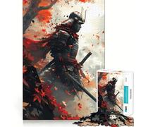 Samurai Warrior 1000 Piece Jigsaw Puzzle for Teenagers Logic Toy Group Play Precision Cut Thoughtful Gift (38x26cm)