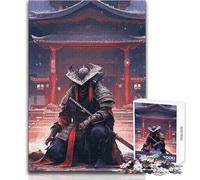 Samurai Warrior 1000-piece Jigsaw Puzzles Mindful Learning Fun Game Unique Gift for Joyful Celebrations Size 38x52cm