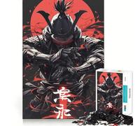Samurai Warrior Armor 1000 Piece Jigsaw Puzzles for Teenagers Jigsaw Recall Build Easy Leisure Neat Cut Santa Wish Gift (50x75cm)