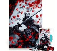 Samurai Warrior Armor Jigsaw Puzzles for Adults1000 Pieces Clear Logic Toy Leisure Time Perfect Cut Creative Gift (50x75cm)