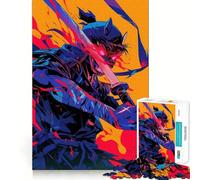 Samurai Warrior Art 1000 Piece Jigsaw Puzzles for Teenagers Jigsaw Recall Build Easy Leisure Neat Cut Santa Wish Gift (38x26cm)