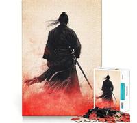 Samurai Warrior Graffiti Artwork Jigsaw Puzzle 1000 Piece for Teenagers Reason Skill Toy Relaxing Fun Exact Cut (38x26cm)