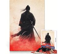 Samurai Warrior Graffiti Artwork Jigsaw Puzzle 1000 Piece for Teenagers Reason Skill Toy Relaxing Fun Exact Cut (38x26cm)